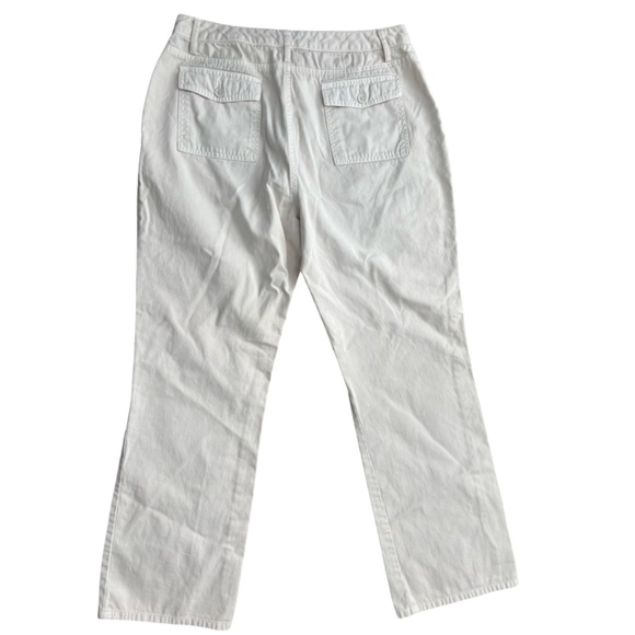 Y2K Cargo Khakis Pants with embroidered pocket detail - 12 - Picture 2 of 6